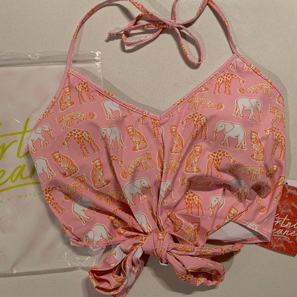 Kortni Jeane Other - KORTNI JEANE Tied Up Top in Zoo Animals - XXL